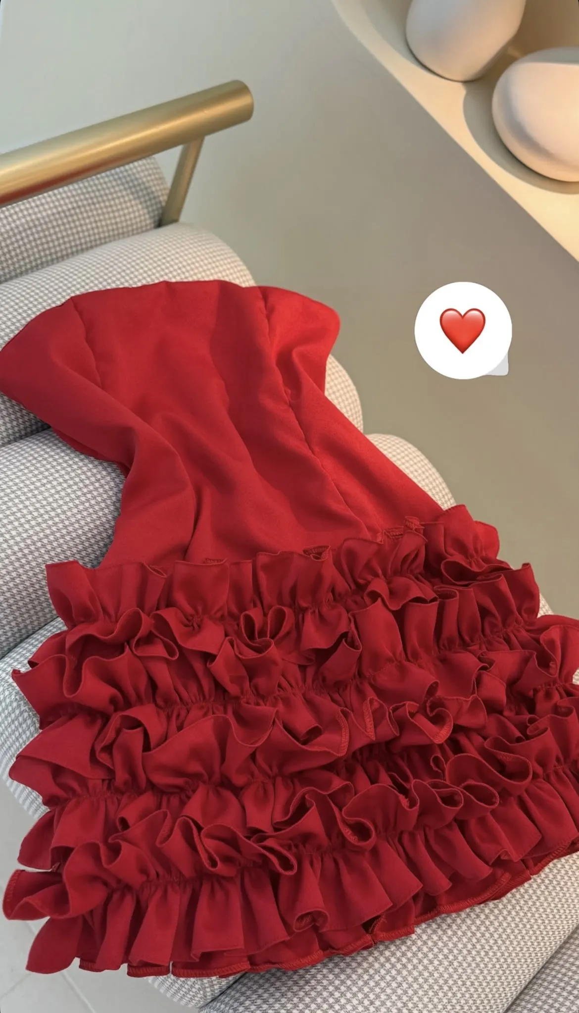vestido nayara vermelho